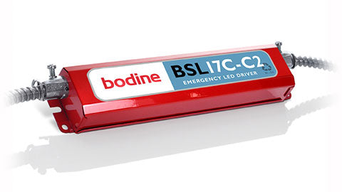 Bodine BSL17CC2T2U 7 Watt OEM Replacement Emergency Ballast, Includes 2W-ITS on Wall Plate