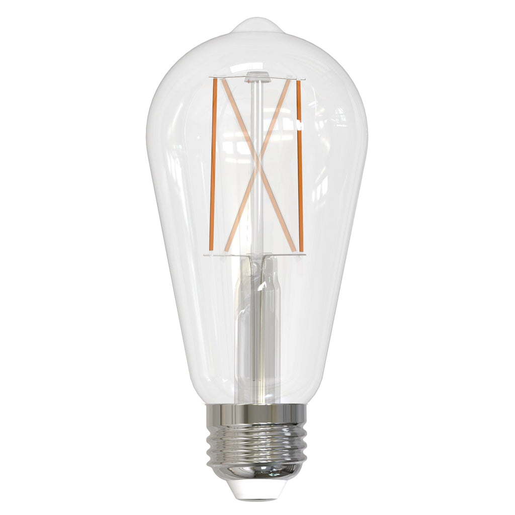 Bulbrite 776769 LED8ST18/30K/FIL/3/JA8 8.5W LED ST18 60W Replacement Filament Vintage Lamp, 3000K, Dimmable - Lighting Supply Guy