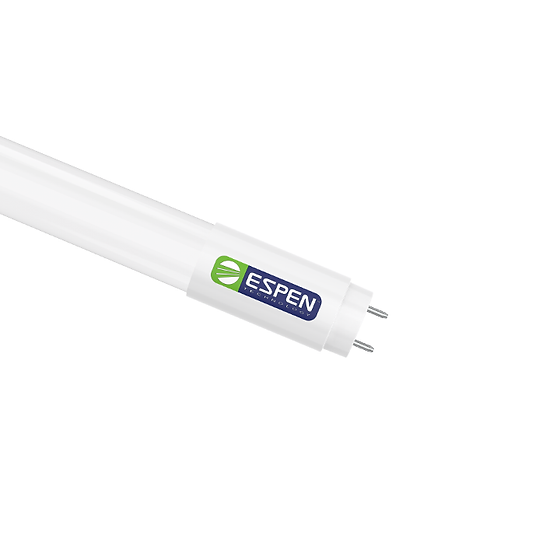 Espen L48T8/840/12G-AB 12 Watt T8 LED Plug-and-Play Linear Tube Lamp, 48" length, Medium Bi-Pin (G13) base, 4000K, 120-277V, 2150 lumens, 50,000hr life