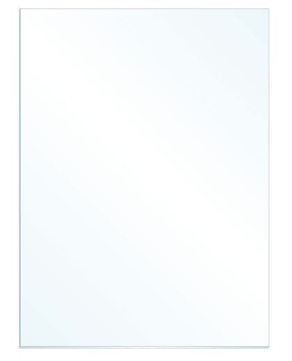 Crown Plastics LNP-ACW-51/4X8 Flat Smooth Acrylic White Lens, cut to 5-1/4in. x 8in., 0.080in. thickness - Lighting Supply Guy