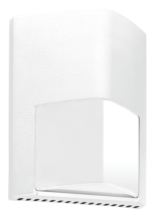 Rab ENTRA12Y/PC 12 watt LED Wall Non-Cutoff Wallpack Fixture w/ Photocell to replace 70W HPS, 6" x 3" x 7-3/4" tall, 10' Mounting, 3000K, 876 lumens, 100,000 hr life, 120 volt, Bronze Finish