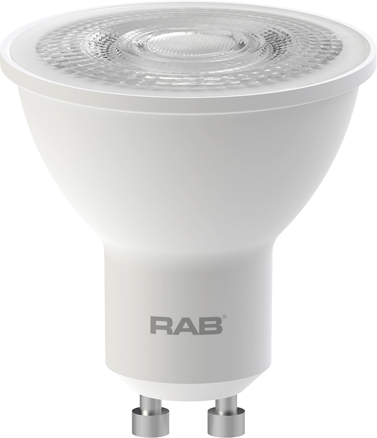 Rab GU10-8-930-35D-DIM E26 CRI90 3000K Dim 35deg GU10 8W 60EQ 535lm Lamp. *Discontinued*