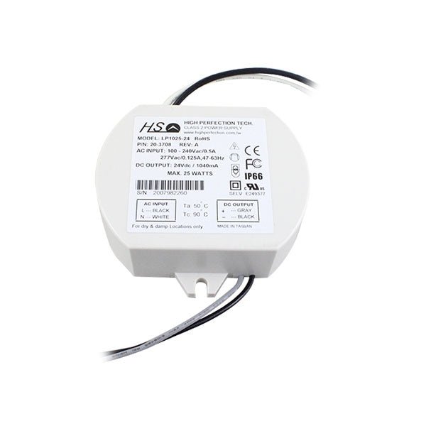 MagTech LP1025-36-C0700 25 watt Constant Current LED Driver, 700mA Max Output, 100-240V Input, 18-36VDC Output, Not-Dimmable - Lighting Supply Guy