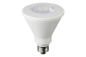 TCP LED12P30D41KFL 10.5 watt LED PAR30 Flood Lamp, 40º beam angle, 4100K, 850 lumens, 25,000hr life, 120 volt