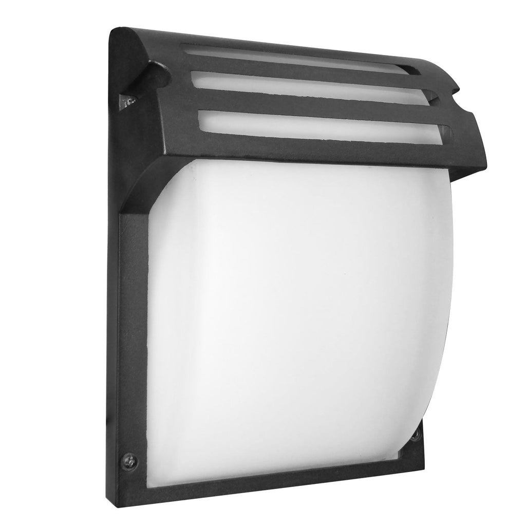 Sunlite LFX/WS/SCT/HCL/9W/GL/BK 9 watt LED Wall Light Fixture - Lighting Supply Guy