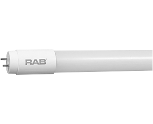 Rab T8-14.5-48GC-840-SE-BYP-PDIM 14.5 watt T8 LED 4' Linear Tube Lamp, 4000K, 1825 lumens, 50,000hr life, 120-277 Volt, Dimming