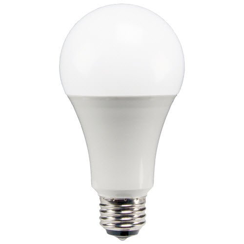 TCP LED16A21D3WAY27K, LED A21, three-way lamp - Lighting Supply Guy